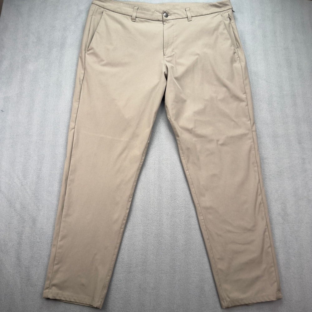 Lululemon Commission Pant Classic 40 Khaki Tan Chino Trousers LM5AF2S